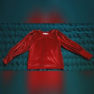 Velvet Wide Cuff Top